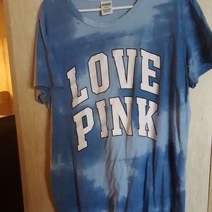 Pink short sleeve shirt